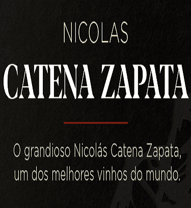 Banner do Nicolás Catena Zapata